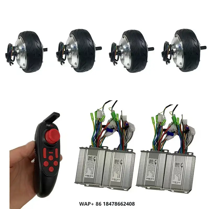 

6inch 4 Wheels Drive Hub Motor Kit High Torque 50Nm 36V48V 350W Power Electric Motor Hub