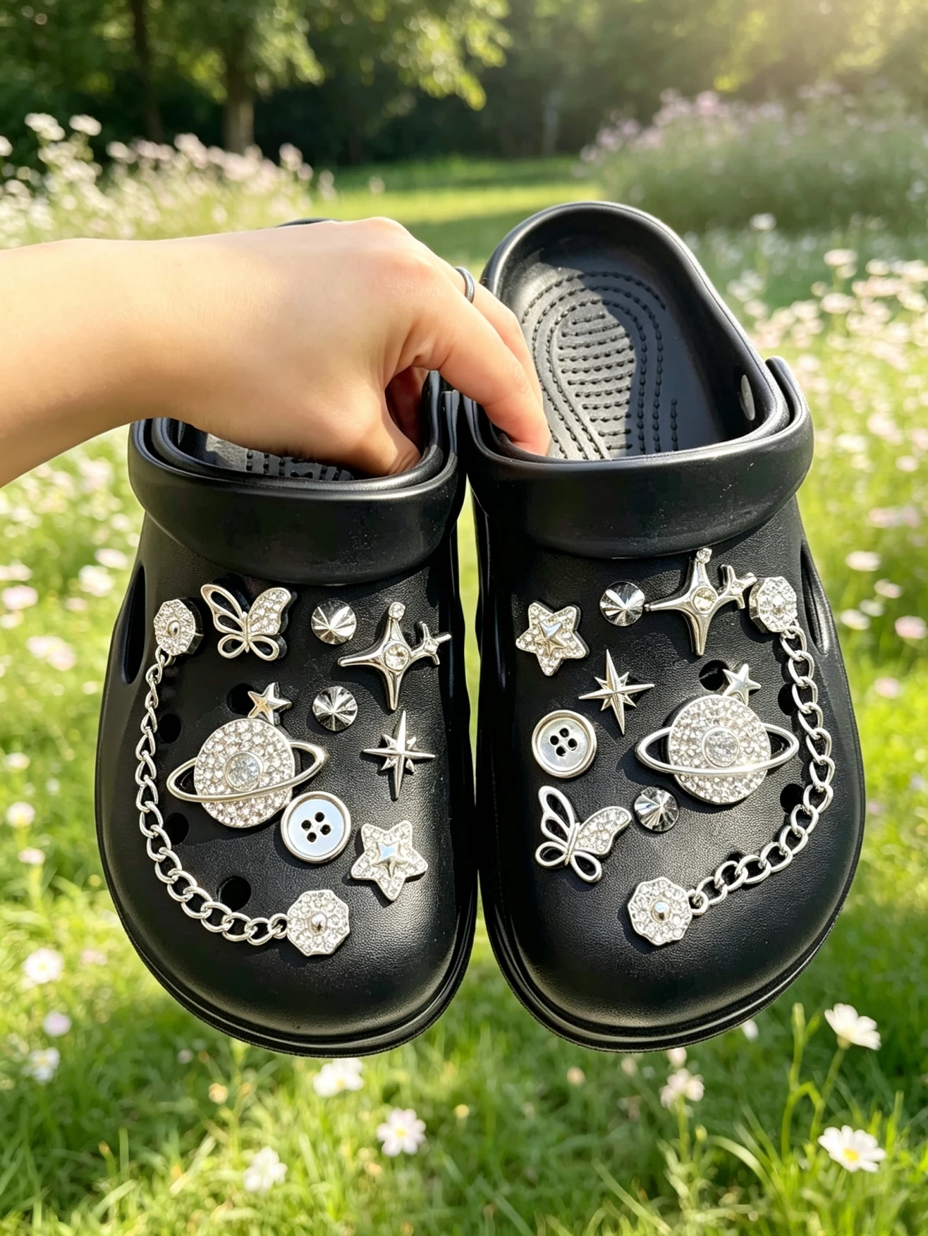 18-piece shoe decoration DIY casual shoe decoration - An interesting and versatile way to personalize your footwear