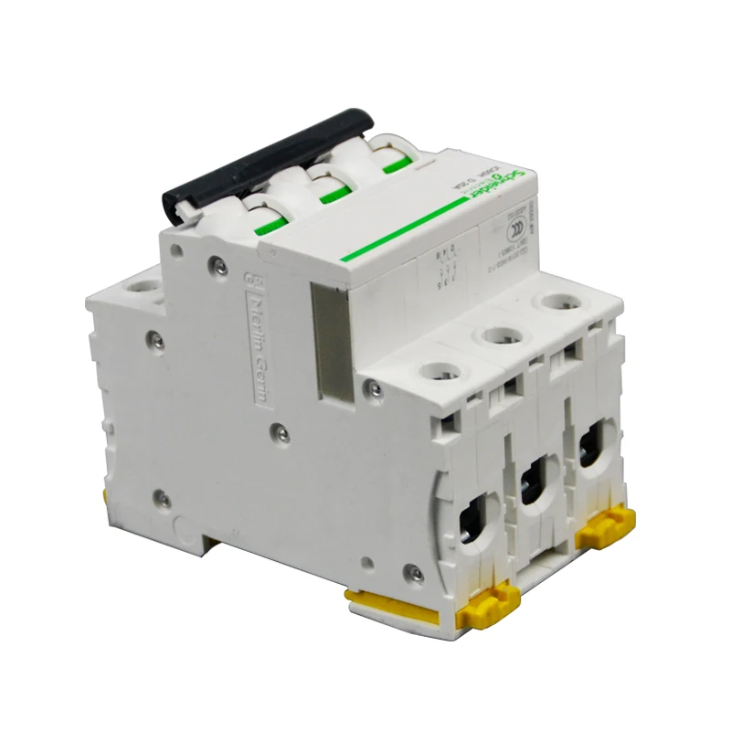 

Schneider electric Mini Circuit Breaker iC65H 3p D type 1A - 63A 10kA MCB A9F29301-A9F29363