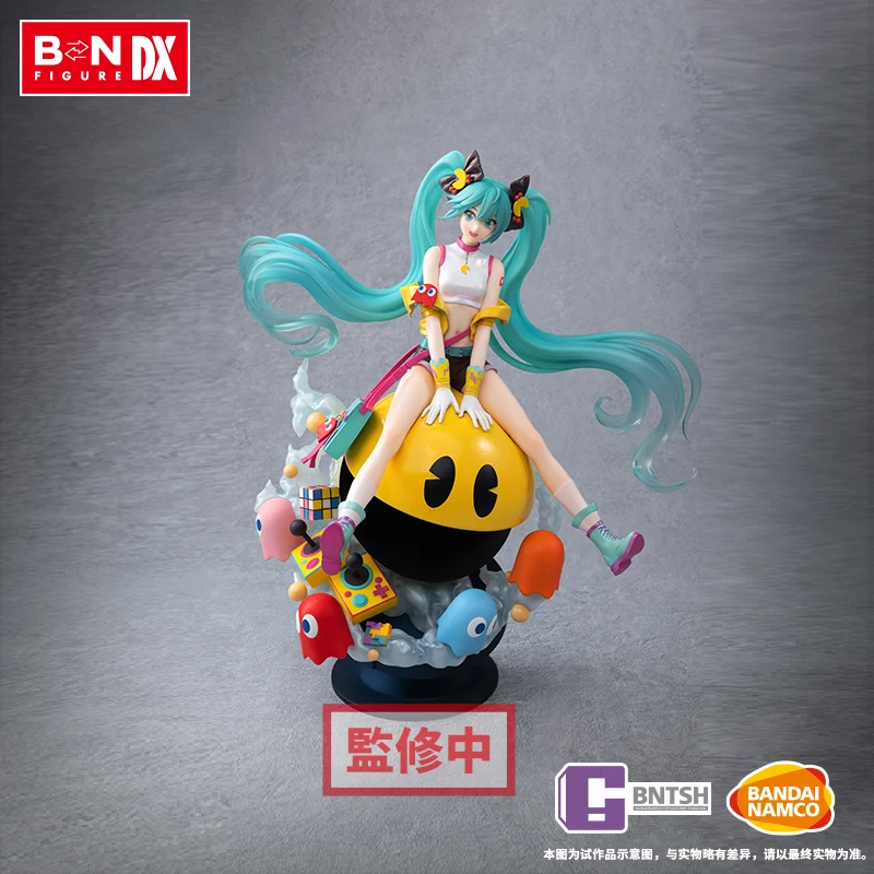 

In Stock Original BNTSH Hatsune Miku Figure Vocaloid Pac-Man Miku Model 30Cm Pvc Action Figurine Model Toys For Kids Gift