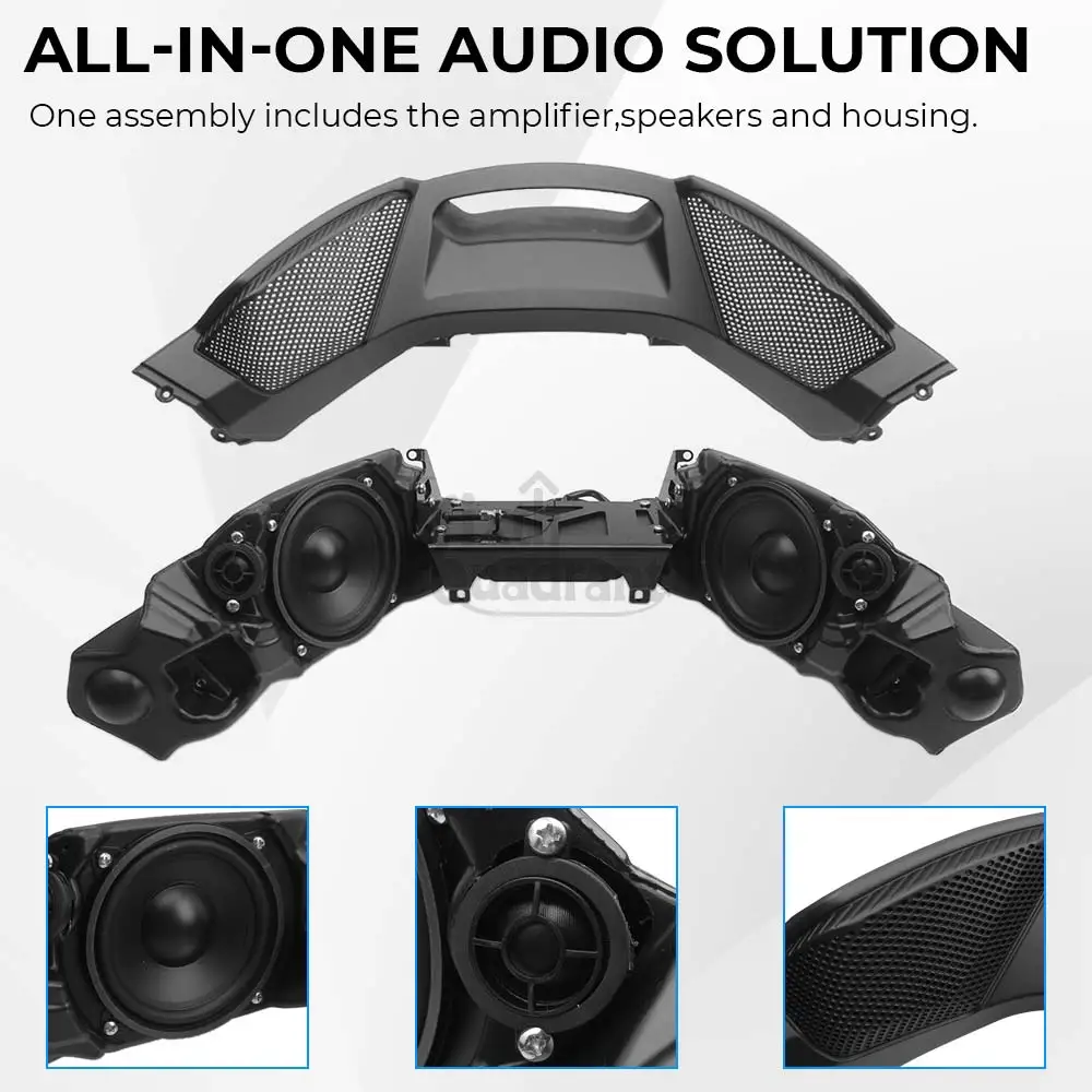 All-in-One Inner Fairing Audio Kit Sound System with Amplifier Speakers Housing For Harley Softail Lowrider ST FXLRST 2022-later