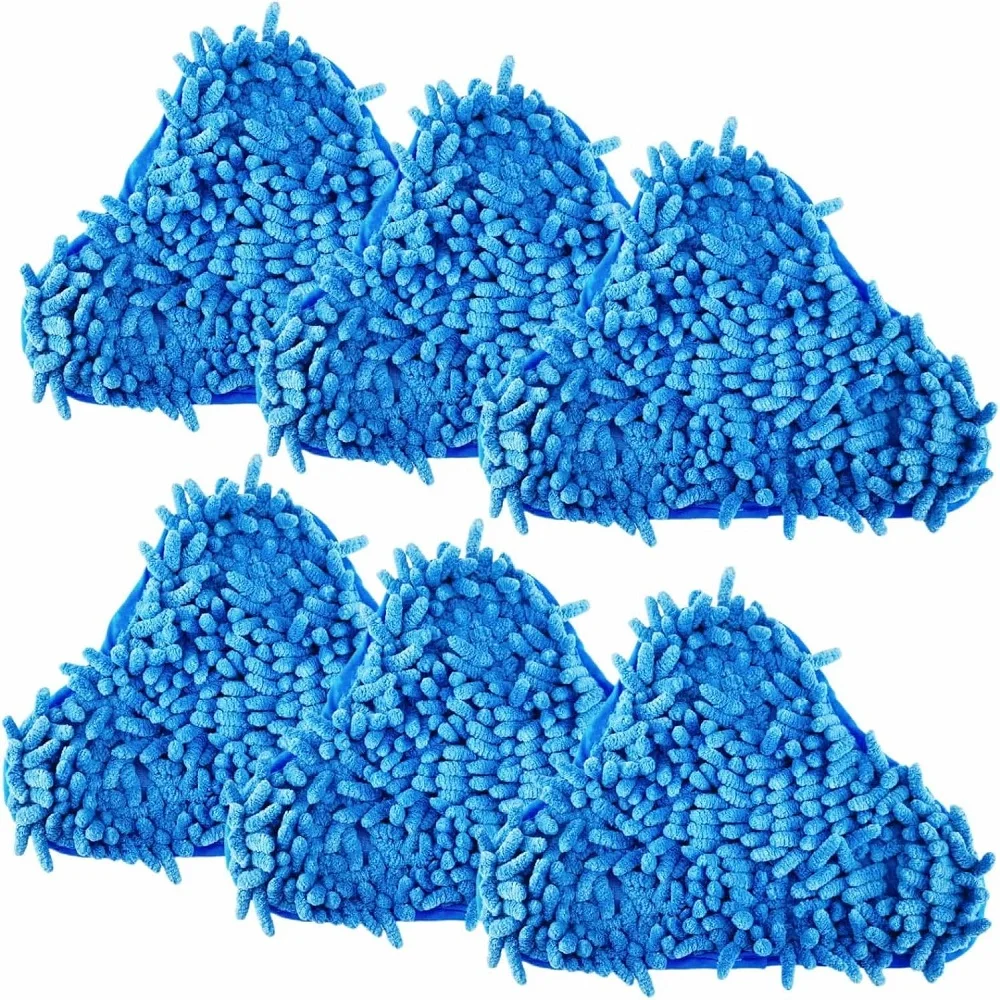 1/2pcs Mop Pads Steam Mop Replacement Microfiber Cleaning Mop Pads For H2O X5 Steam Cleaning Rag Chenille Reusable Cloth