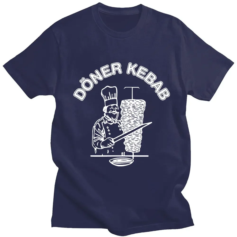 ]fashion heavyweight Doner Kebab Funny Graphic T-shirt Men Teens Cotton Short Sleeve Shirts New fashion Summer Casual