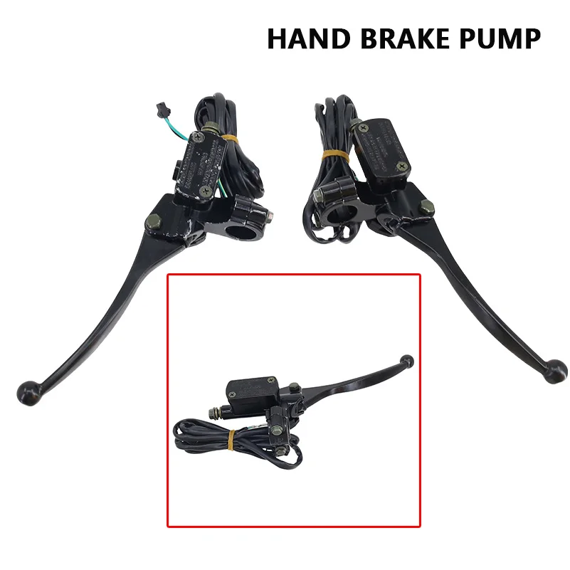 AliExpress NONE Brake Pump Left And Right Handle Brake For Citycoco Electric Scooter Front And Rear Brake Signal Wire E-Bike Brake Lever