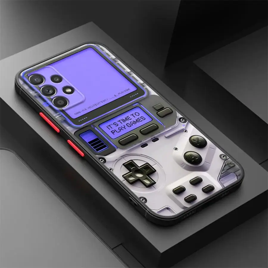 حافظة آلة الألعاب المحملة لهاتف سامسونج جالاكسي A35 A33 A54 A34 A24 A73 A36 A21s A52 A56 A25 A26 A53 غطاء هاتف خلفي #5