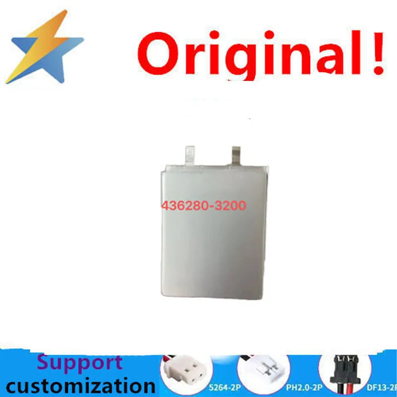 3.8V rechargeable battery 436280 polymer lithium battery 3200MAH LED lighting power bank locator fully charged