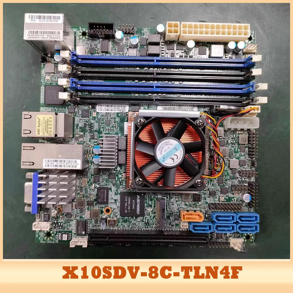 X10SDV-8C-TLN4F For Supermicro Server Motherboard