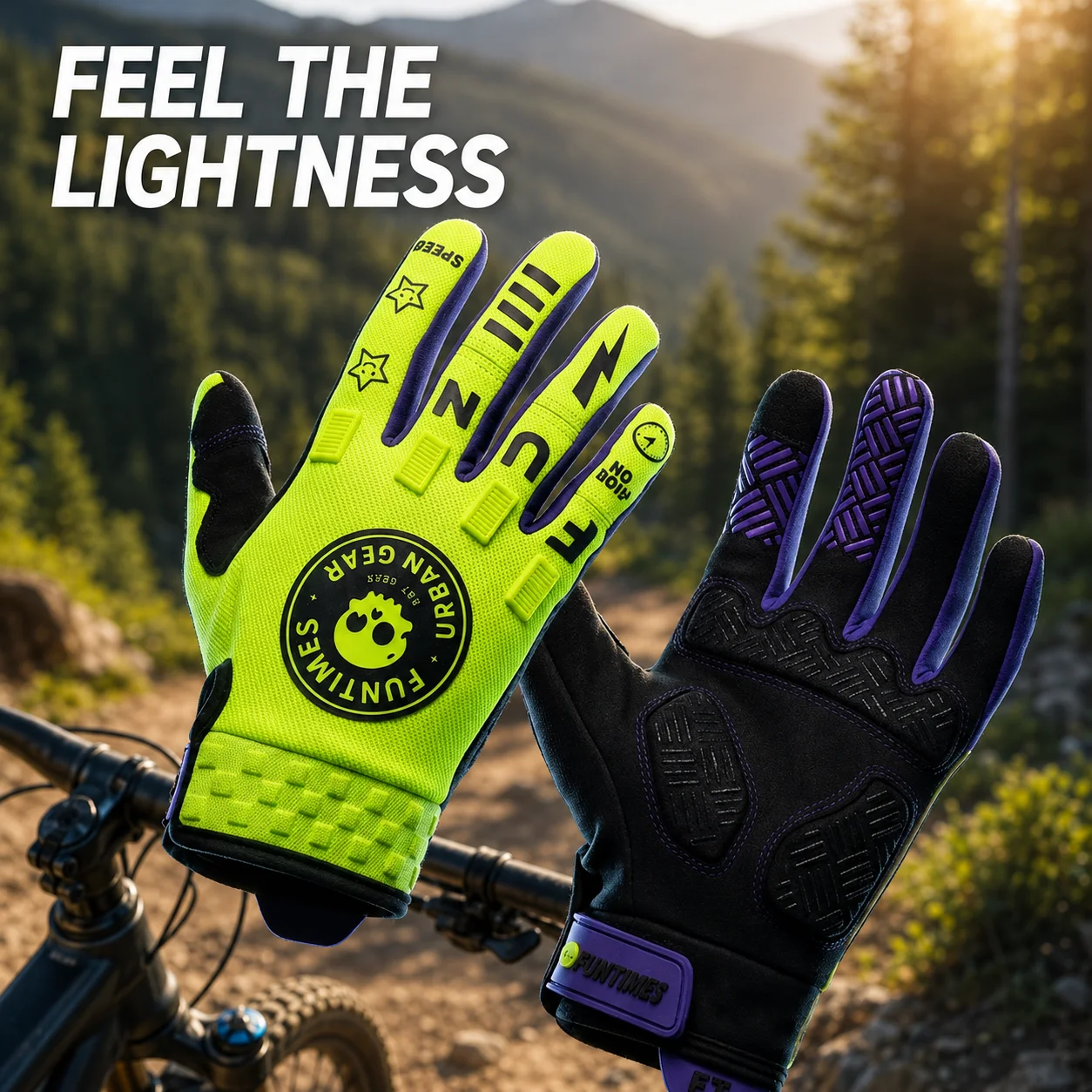 Touch Screen Gloves - Guanti da Ciclismo a Dita Intere