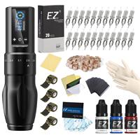 Tattoo Kits EZ Wireless Cartridge Tattoo Machine Pen kits 6 Adjustable Strokes Tattoo Gun for Cartridge Tattoo Needles