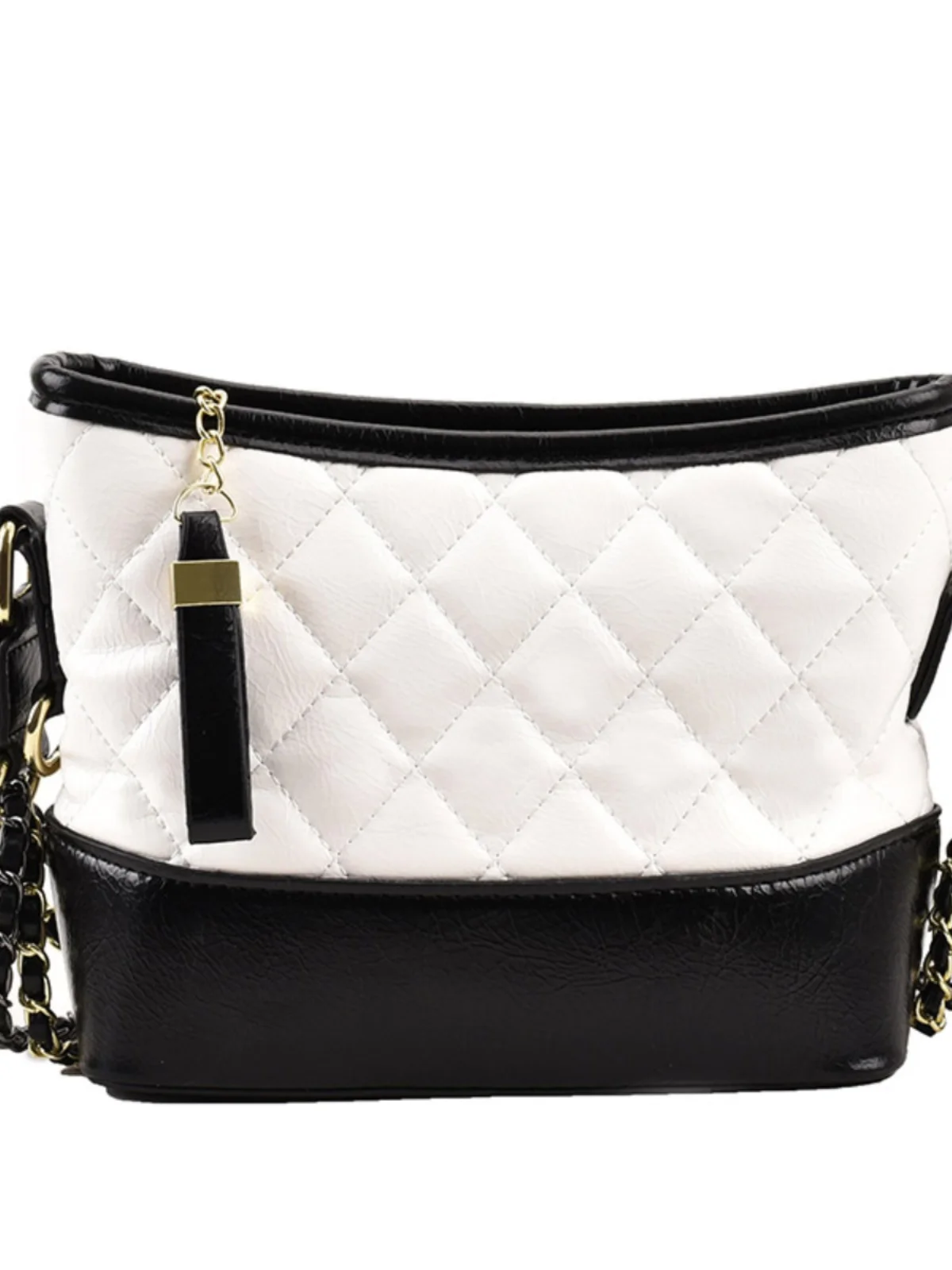 

Trendy Women's Crossbody Buet Bag Diamond Pattern Chain Strap Soft PU Leather Casual Faion Single oulder Satchel Bag