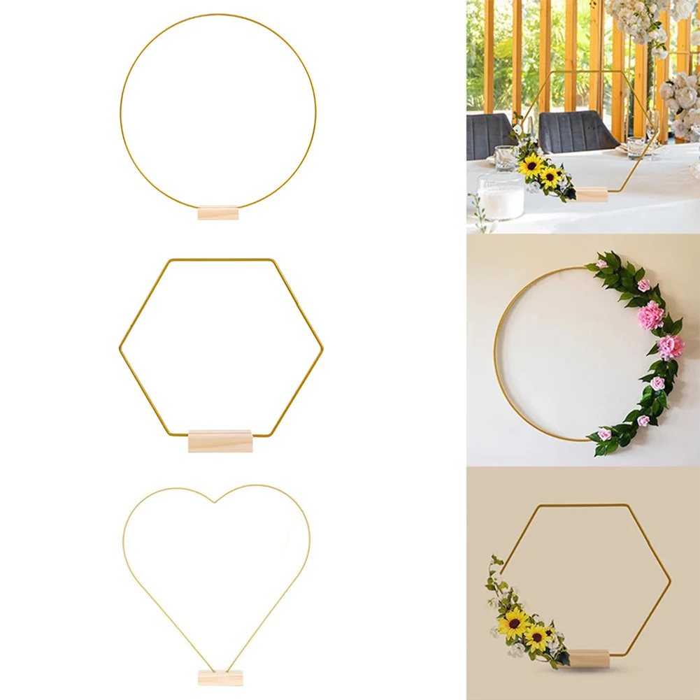 DIY Wreath Stand Floral Hoop Garland Christmas Home Styling Celebration Decor Charming Home Accent Easy Assembly