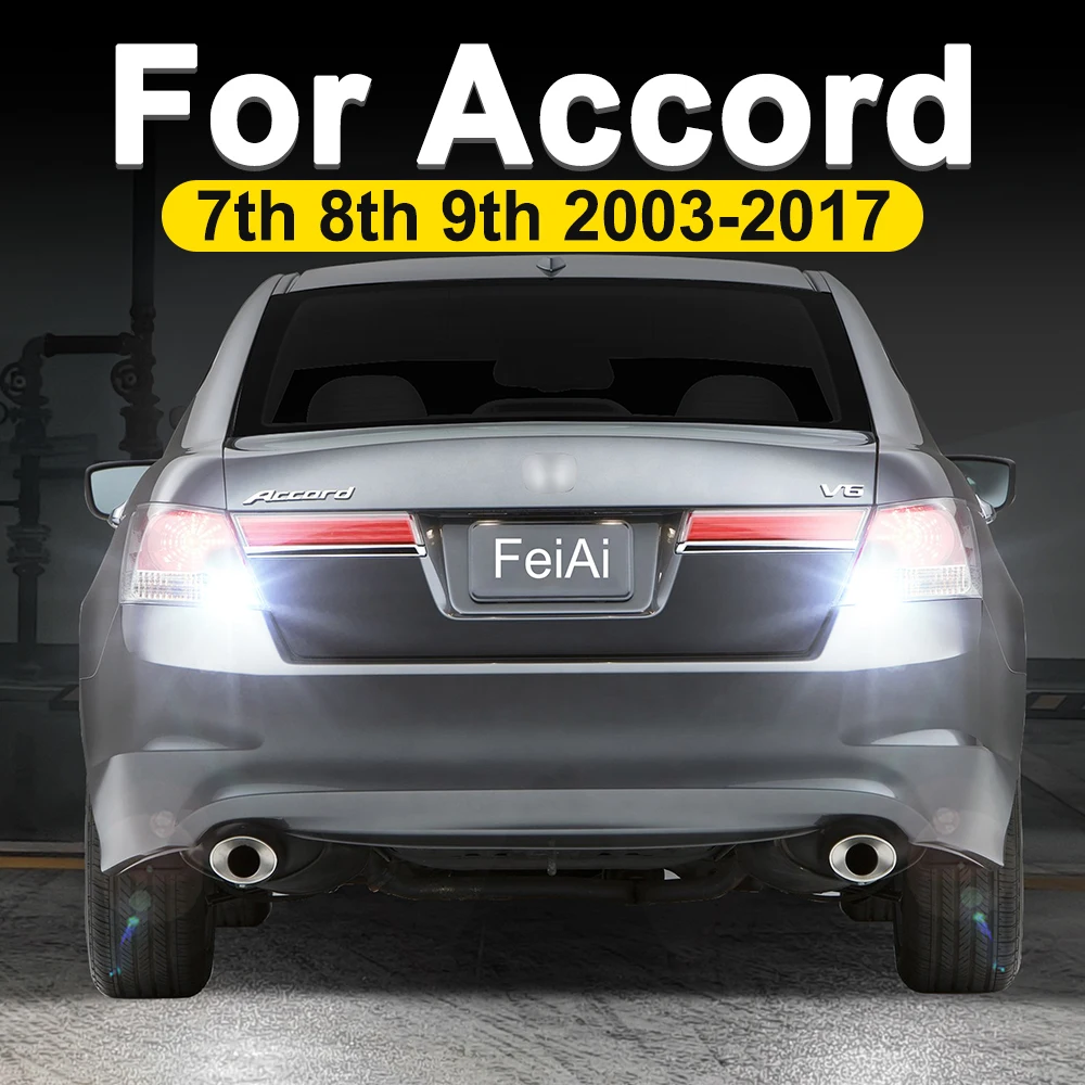 

Светодиодные фонари заднего хода для Honda Accord 2003-2017 2006 2007 2008 2009 2010 2011 2012 2013 2014 2015 2016 Тюнинговые аксессуары 8-го поколения