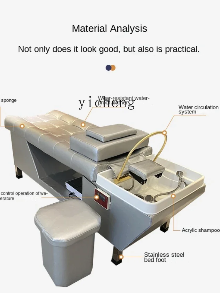 Barber Shop Thai Head Therapy Shampoo Chair Hair Salon Beauty Salon Fumigation Ear Cleaning Bed