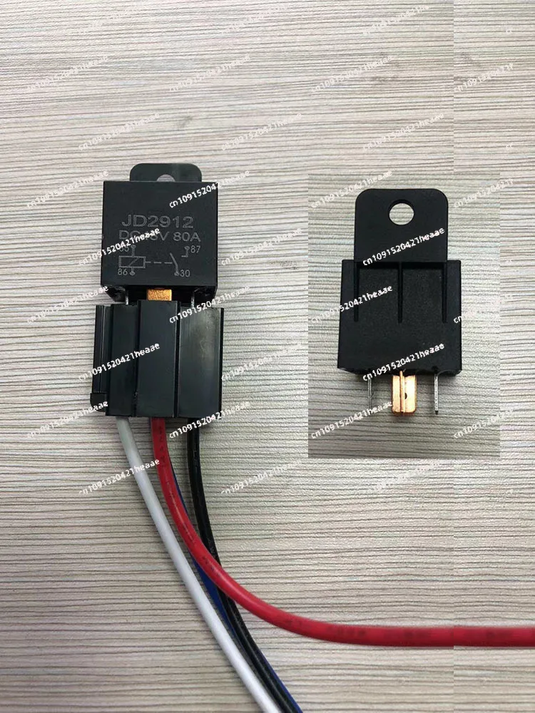 مناسبة لمرحل السيارات JD 2912/5V، 12V، 24V، 48V، 60V، 72V، 84V، 96V عالي الطاقة 4-pin 40A، 80A #6