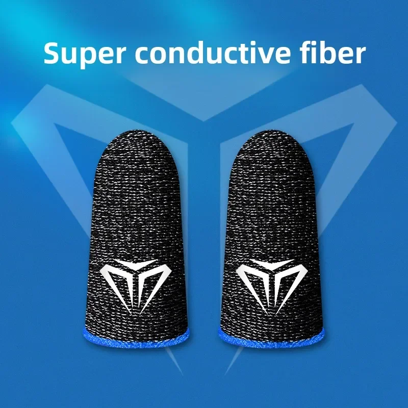 

Breathable Sweat Resistant Comfortable Touch Screen Mobile Game Fingertip Protectors Anti-Sweat Smooth Operation Finger Sleeves
