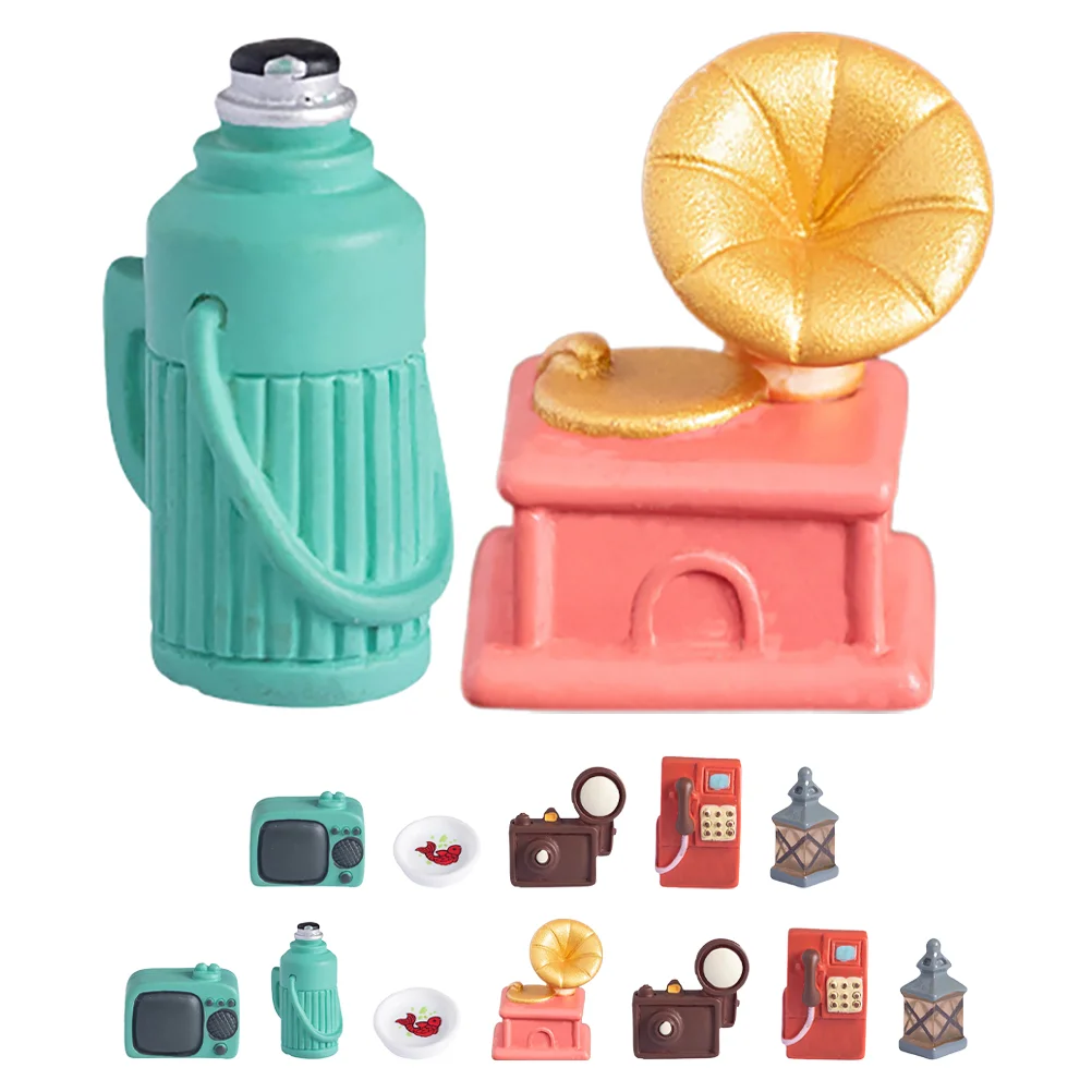 

Mini Simulated Home Appliance Model Vintage Decor Camera Toy Appliances Furniture