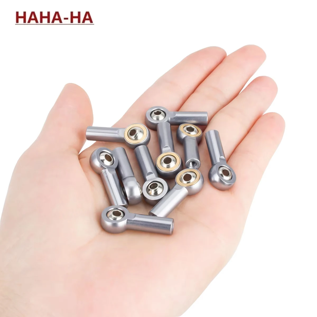 

10Pcs Aluminum Alloy M2.5 Link Tie Rod End Ball Joint for 1/10 RC Crawler Axial SCX10 D90 D110 Tamiya CC01