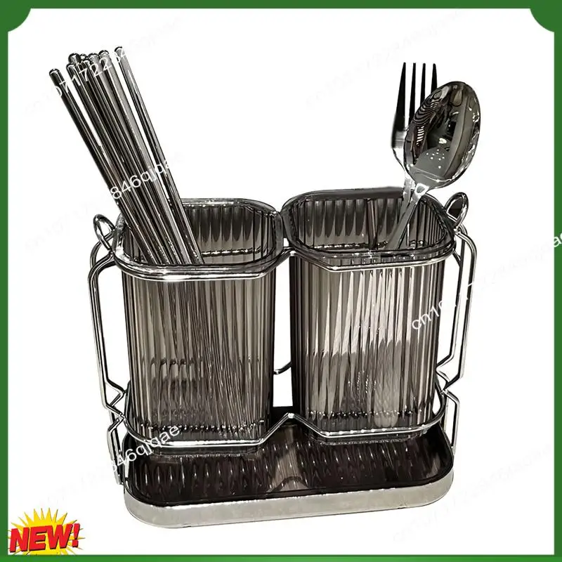 A48I B- حامل فرشاة الأسنان للحمامات، 2 كوب حامل فرشاة الأسنان مثبت على الحائط، فصل جاف ورطب، بلاستيك قابل للإزالة، متين #1