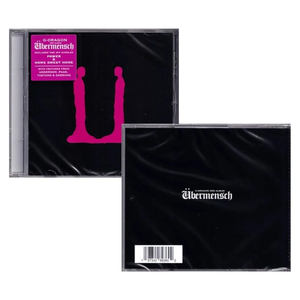 قرص مضغوط G-Dragon Ubermensch Pink - ألبوم K-pop Solo المميز للموسيقى الإبداعية يعمل للمعجبين والمجموعة