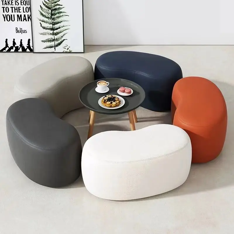 Modern Simple Small Stools Living Room Shoe Changing Stool Household Stools & Ottomans Creative Technology Cloth Sofa Bench