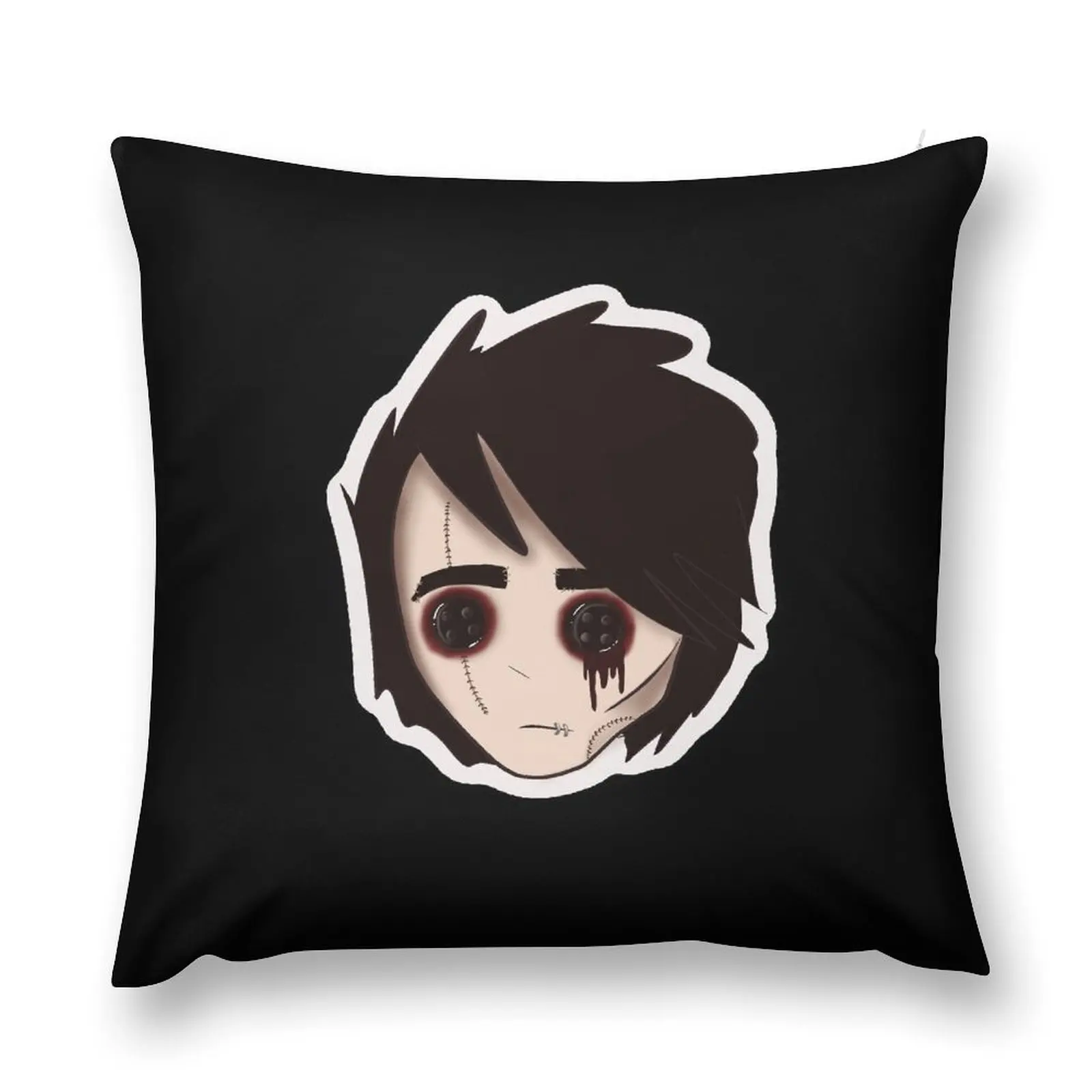 Johnnie guilbert voodoo head Throw Pillow Cushion Cover For Sofa Cushion Cover Sofa Cover pillow