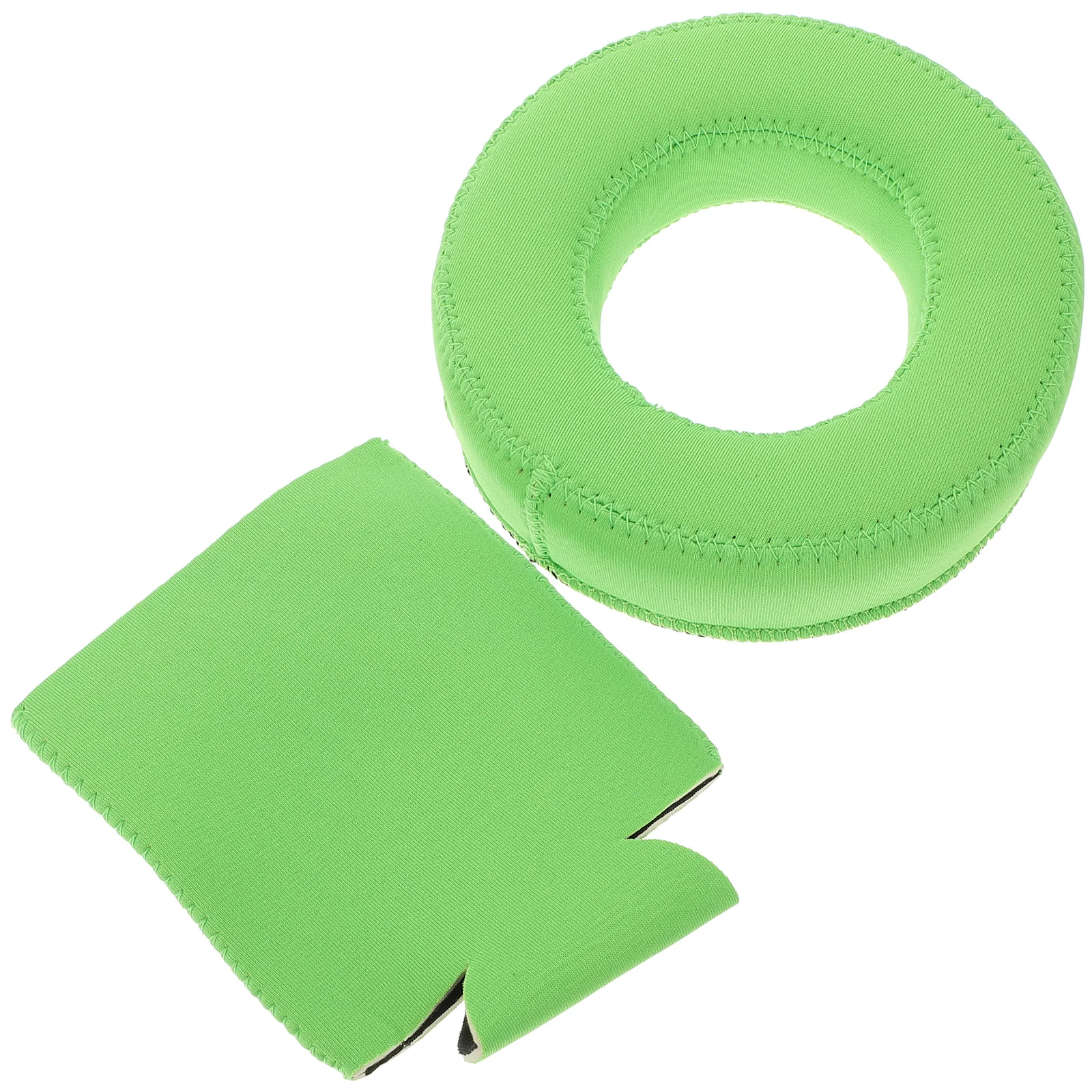 Coasters Buoyancy Cup Set Floating Drink Holders for Pool Neoprene Sets Light Green Seaside Resort