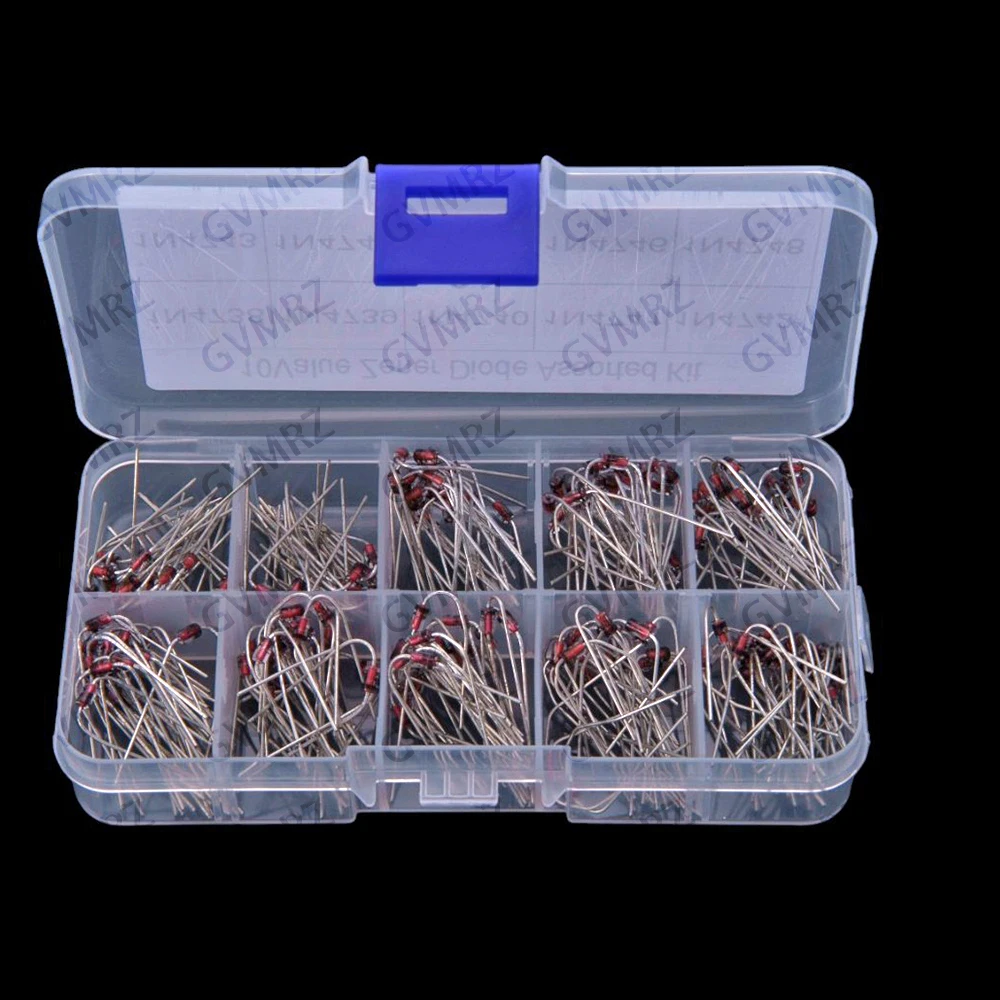 10Value 1N4738 1N4739 1N4740 1N4741 1N4742 Zener Diode Assorted kit 1N4743 N4744  Each 20PCS 1N4745 1N4746 1N4748