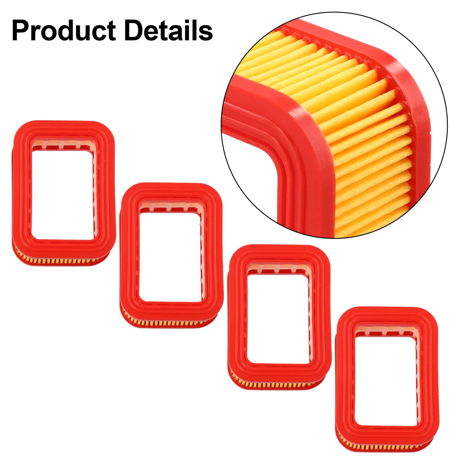 4 Pieces Chainsaw Filter Custom Made For 5800 Effective Dust Filtration Extended Engine Life High-Performance Filters