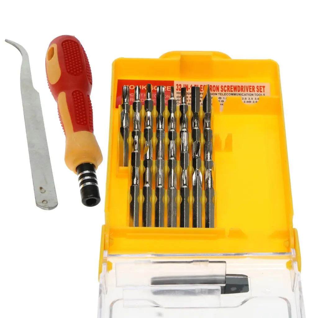 Screwdriver 0-Piece Nut Driver Tamper Security Portable Small Sized Box