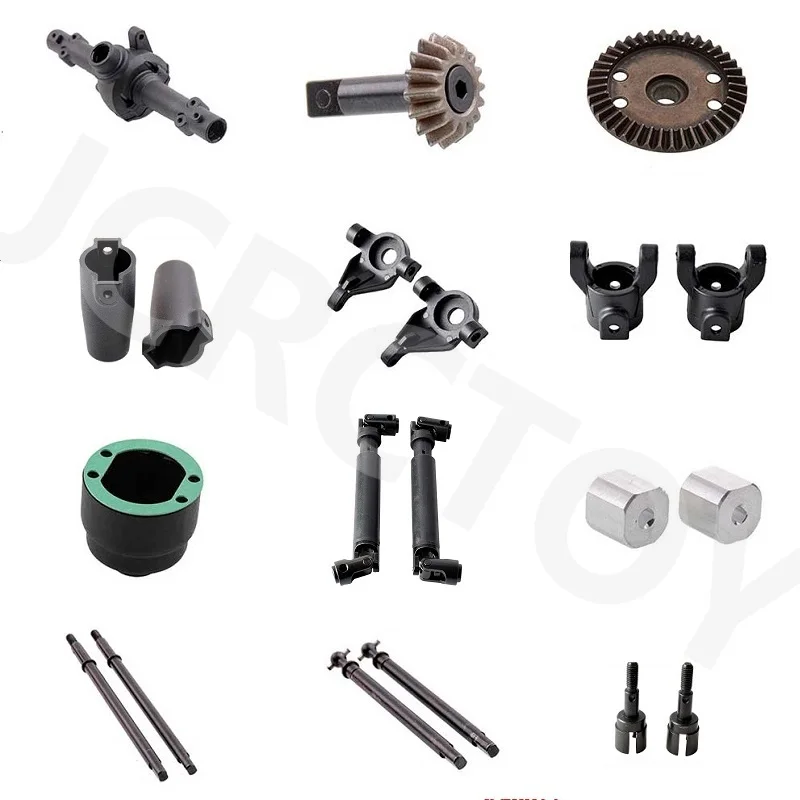 RC Drive Dogbone/Wheel Hex/Crown Gear/Caster Mounts Front/Rear Drive System Assemble Parts For 1/10 RGT 86100 CRAWLER Spare Part