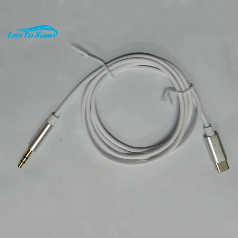T0028 Male to Male USB Type C to 3.5mm Audio Aux Cable with Digital Decoding 1m