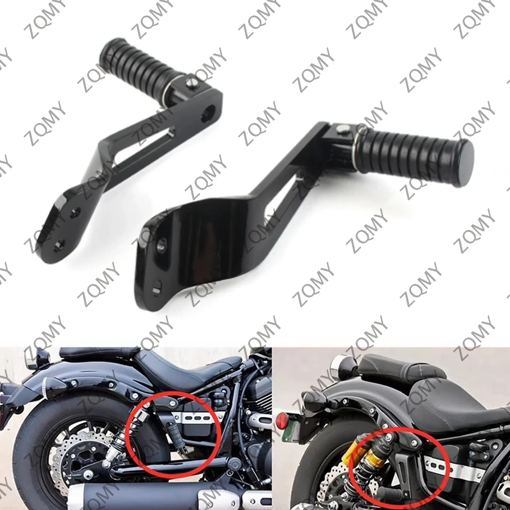 

1Pair Motorcycle Rear Passenger Foot Peg Footrest Bracket For Yamaha Bolt XV950 S950 2014 2015 2016