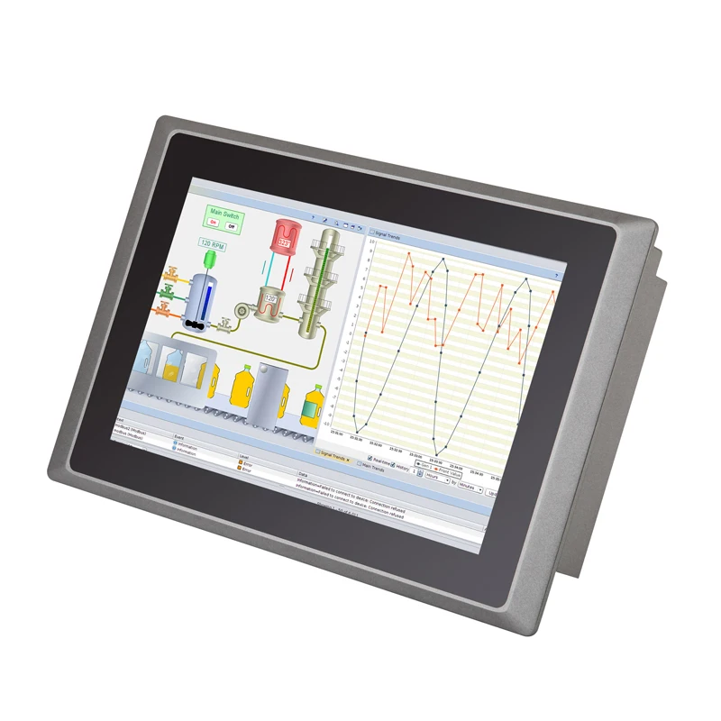 

Aluminium Housing IP65 Waterproof 10.4 Inch Industrial Touchscreen Win7 Touch Panel Pc
