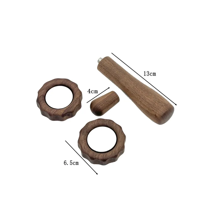 

Applicable To Rocket Lelit Aibo Crem One E61 Coffee Machine Walnut Parts, Knobs, Pull Rods, Switches