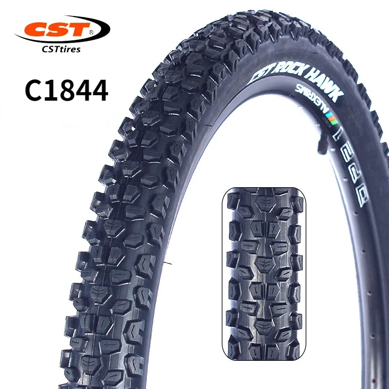 C1844 ROCK HAWK mountain bike tire  26inch 27.5inch  steel wire 26*2.40 27.5*2.25 MTB Bicycle thickened tyre