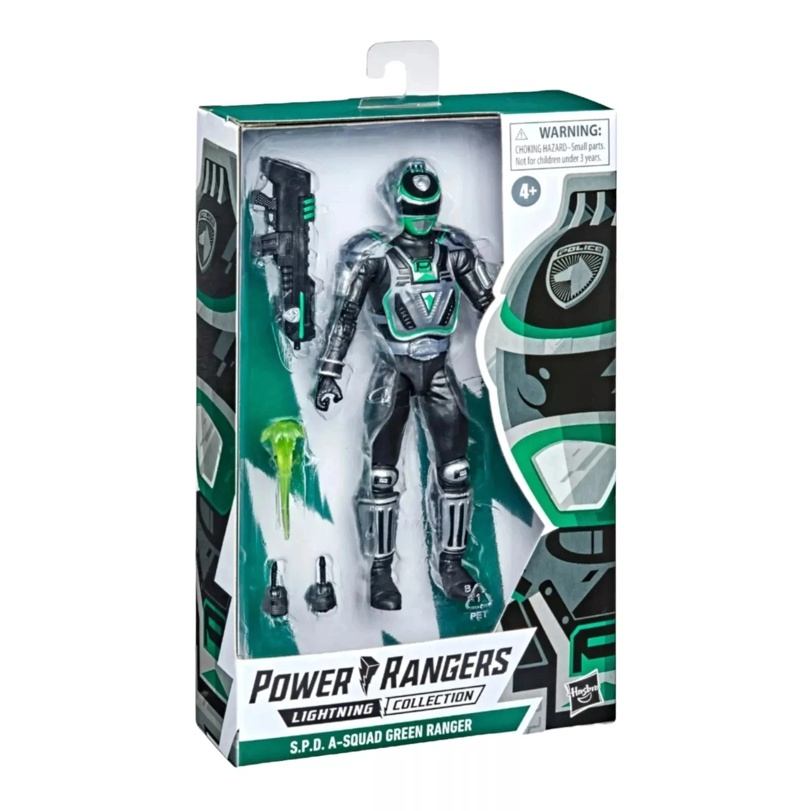 Hasbro Power Rangers Lightning Collection S.P.D. A-Squad Green Ranger Premium 6-Inch Action Figure F2973 Children Christmas Gift