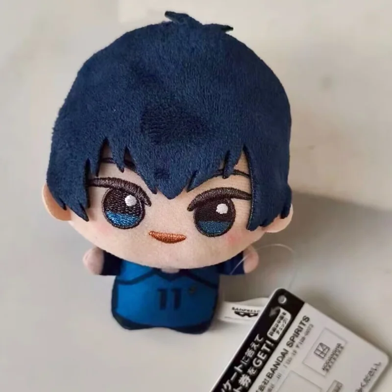 Anime Blue Lock Hiori You Isagi Yoichi Cosplay Fluffy Maumet Pendant Cartoon Puppet Keychain Keyring Adorn Charm Xmas Gifts