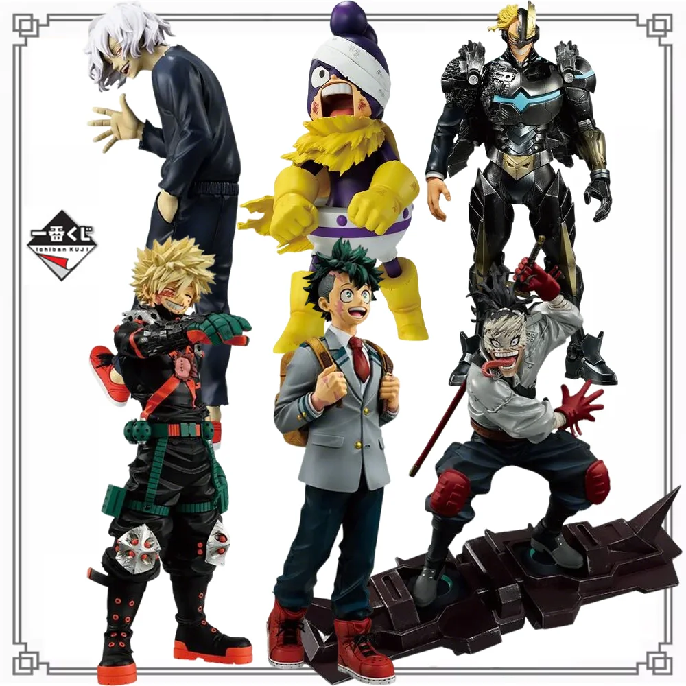 100% Original y Genuino de Bandai Spirits, Boku No Hero Academia, Midoriya Izuku, Shigaraki Tomura, Bakugo Katsuki, Stain, Mineta Minoru