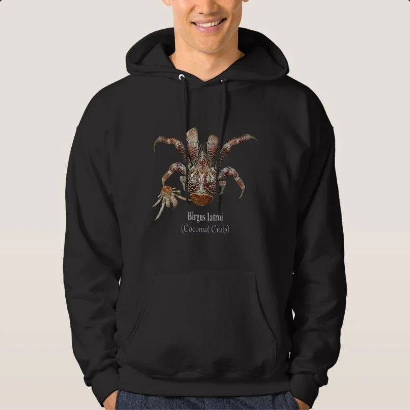 Carribean Wild Coconut Crab Pullover Hoodie New 100% Cotton Comfortable Casual Mens Sweatshirts Fashion Streetwear