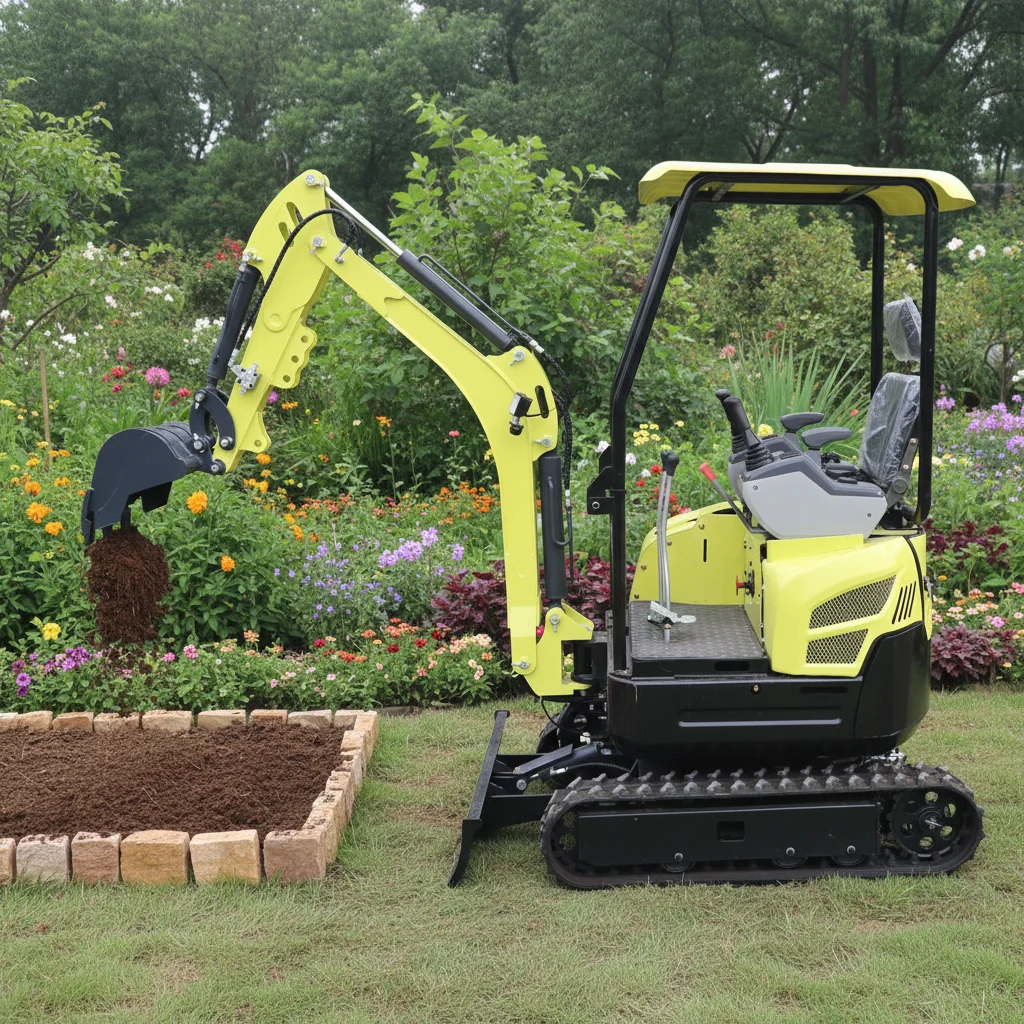 

Customized 1.2 Ton Mini Excavator Compact Small Digger for Construction Landscaping