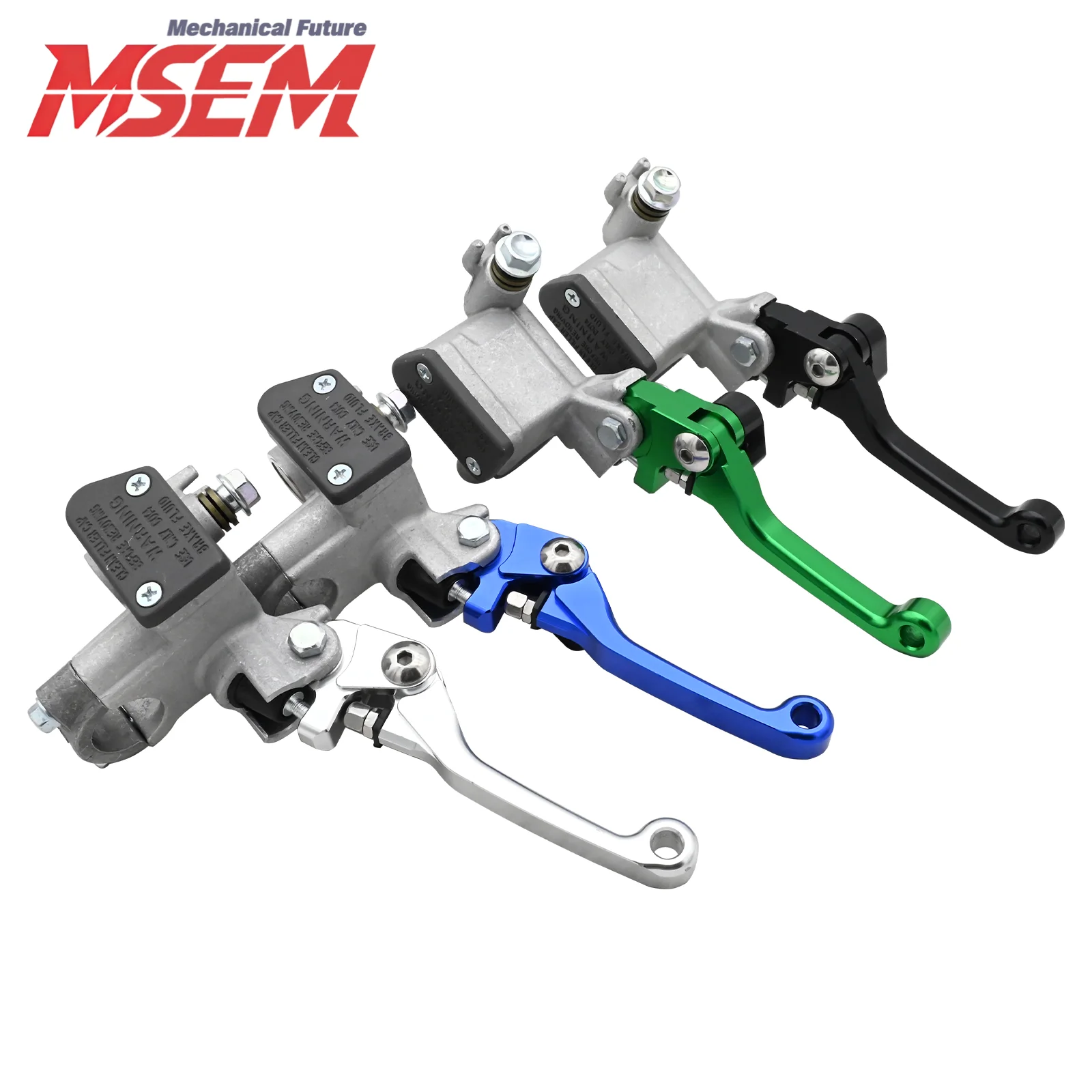 Brake Master Cylinder Pump CNC Brake Lever For Yamaha YZ125 YZ125X YZ250X YZ450FX 2008-2025 For Kawasaki KX80/100/125/250/500