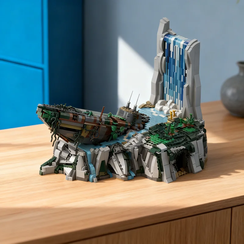 

2914pcs MOC Drake S Fortune Model Building Blocks Architecture Creative DIY Toy Idea Christmas Gifts Education Kids Brick Toys