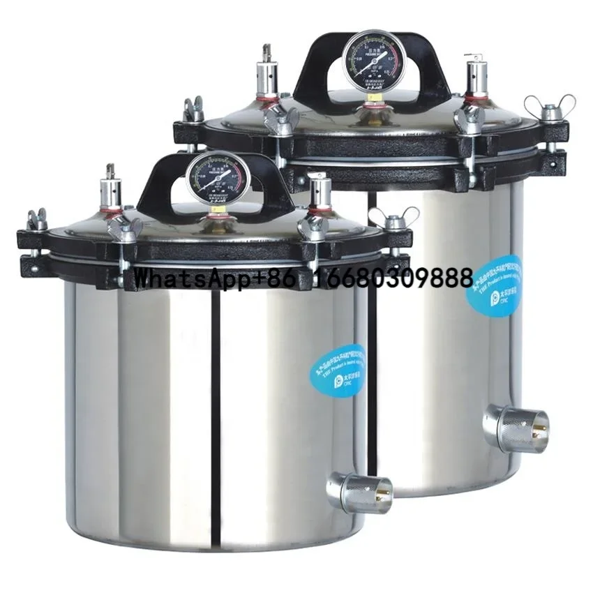 

Portable LPG Electric Heating Medical Autoclave machine Laboratory mushroom autoclave 24 liter 18 liters steam sterilizer