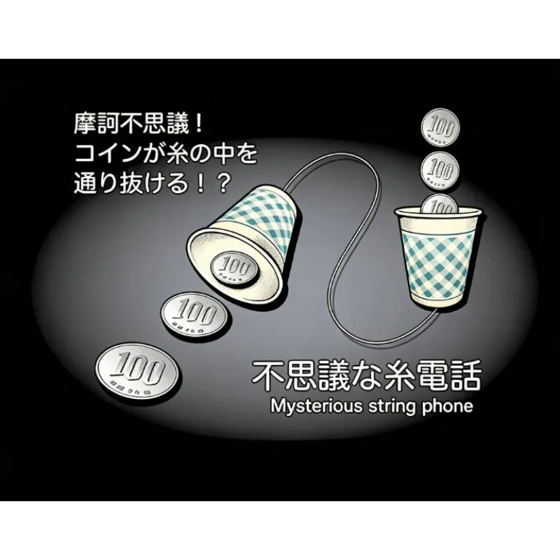 Mysterious String Phone By PROMA Mentalism Magic Close up Magic Trick Magia Magie Magicians Props Accessories Illusions Gimmick