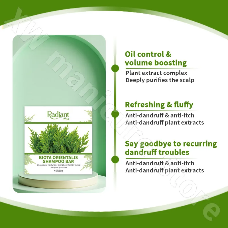 Radiant Vita Side Bolea Hair Shampoo Refreshing Fluffy Nourishing Soft and Healthy Care Hair Scalp Care Soap 60g