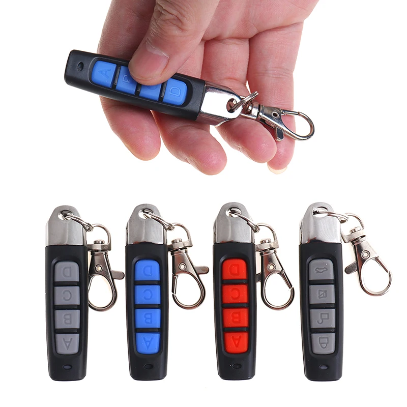 433MHZ 4 Buttons Clone Remote Control Wireless Transmitter Garage Gate Door Electric Copy Controller Anti-theft Lock Key