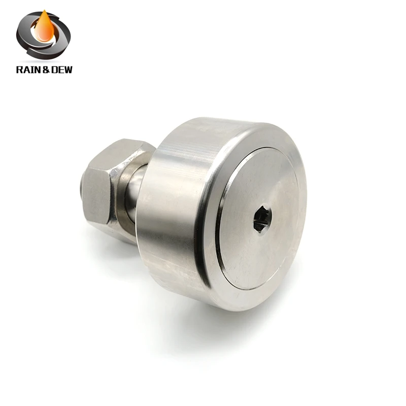 1Pcs CF30 KR80  Needle Roller bearing with Bolt  SUS304 Stainless Cam Follower Bearing M30X80X100mm