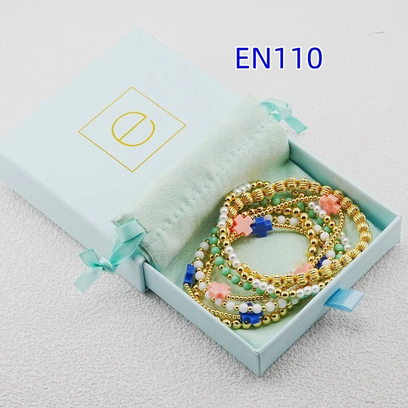 

VKVVA Fashion Jewelry Dark Blue Cross Bracelet Set for 7pcs Women Birthday Gifts