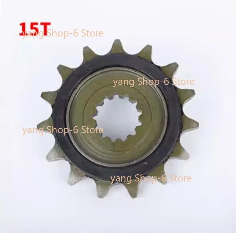 15T For CFMOTO 450MT 450mt 450 MT Small Silent Durable Motorcycle Front Sprocket Chain Wheel Front Fly Wheel Pinion