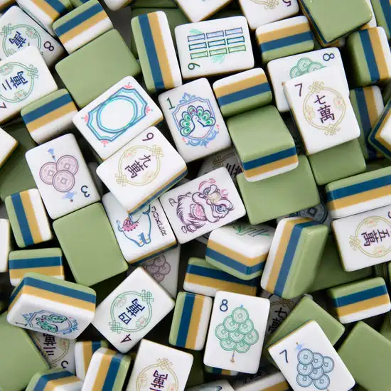 Factory Wholesale 4 Layer 160 Acrylic Engraved Set Luxury American Mahjong Tiles